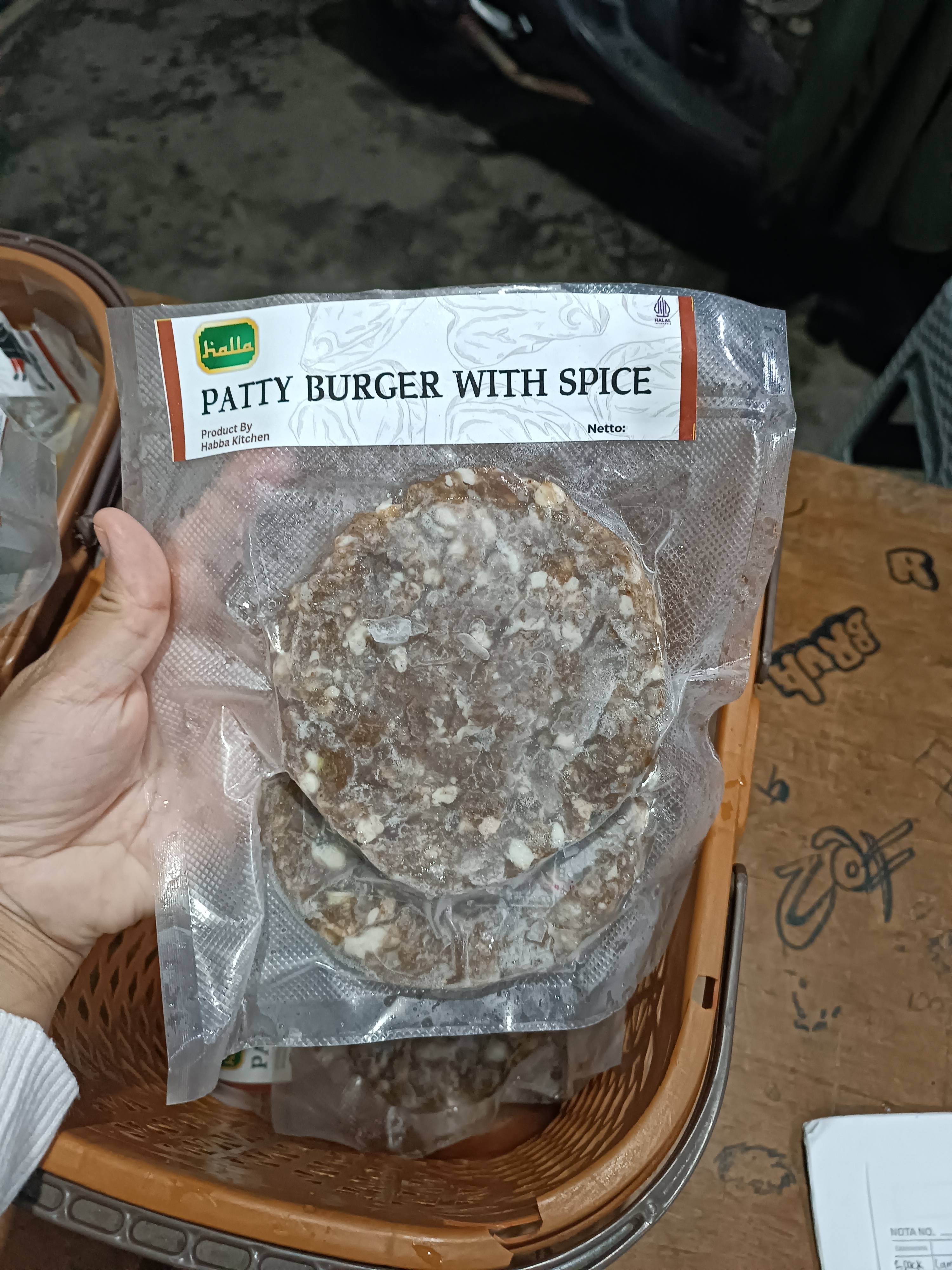 Lamb Patty Burger With Spice