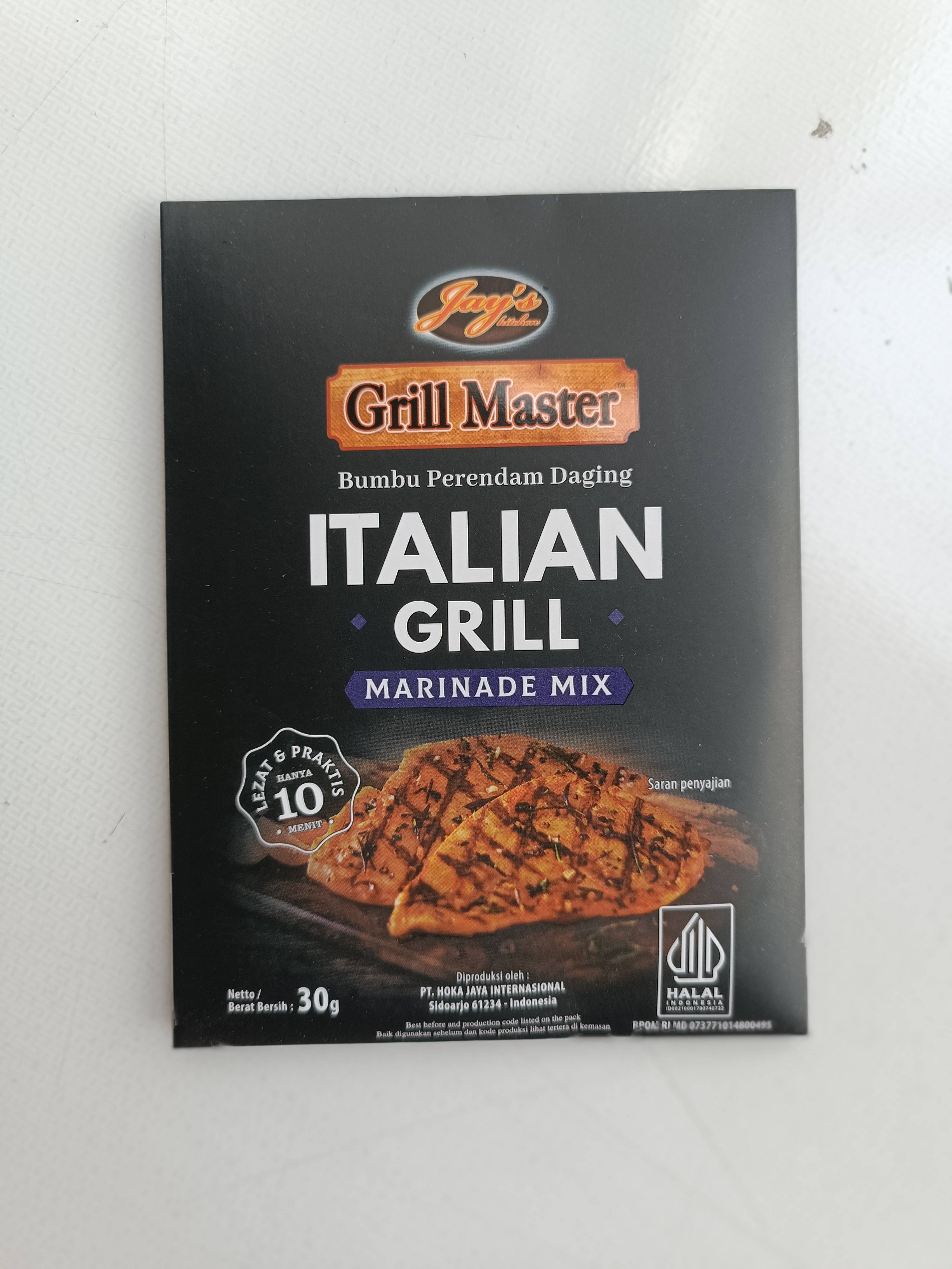 Grill Master Italian Grill